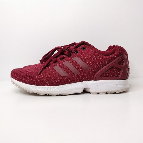 Adidas ZX Flux Burgundy Athletic Shoes main image 7
